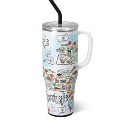 Swig Life Tumblers New Sizes!|Travel Mugs^Massachusetts Mega Mug 40oz