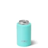 Swig Life Wine + Cocktails|Solids^Matte Aqua 12oz Insulated Can + Bottle Cooler -