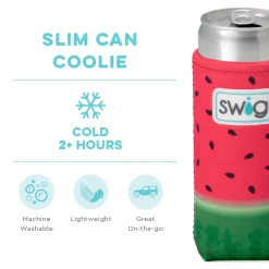 Swig Life Drink Coolies New Sizes!|Melon Slice^Melon Slice Slim Can Coolie