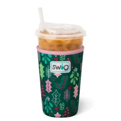 Swig Life Drink Coolies New Sizes!|Merry Mistletoe^Merry Mistletoe Medium Iced Cup Coolie