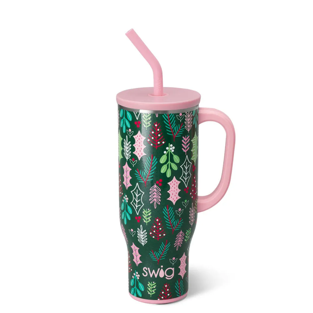 Swig Life Tumblers New Sizes!|Travel Mugs^Merry Mistletoe Mega Mug 30oz
