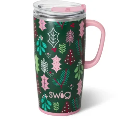 Swig Life Travel Mugs|Merry Mistletoe^Merry Mistletoe Travel Mug 22oz