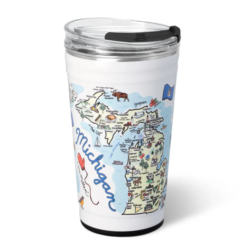Swig Life Tumblers New Sizes!^Michigan Party Cup 24oz