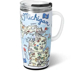 Swig Life Travel Mugs^Michigan Travel Mug 22oz