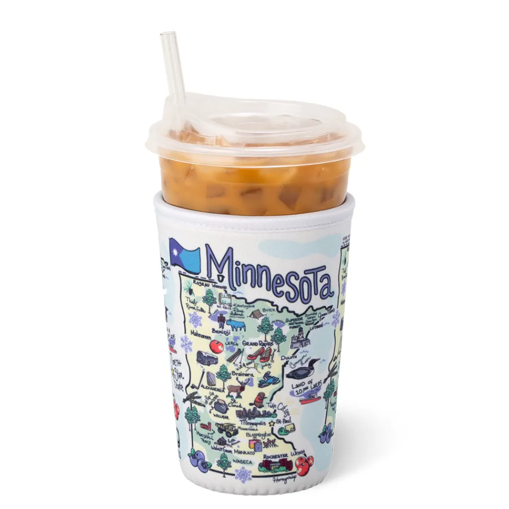 Swig Life Drink Coolies New Sizes!^Minnesota Medium Iced Cup Coolie
