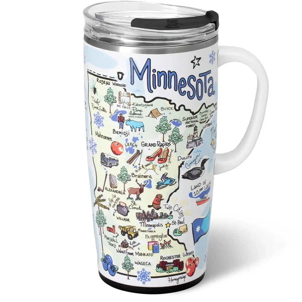Swig Life Travel Mugs^Minnesota Travel Mug 22oz