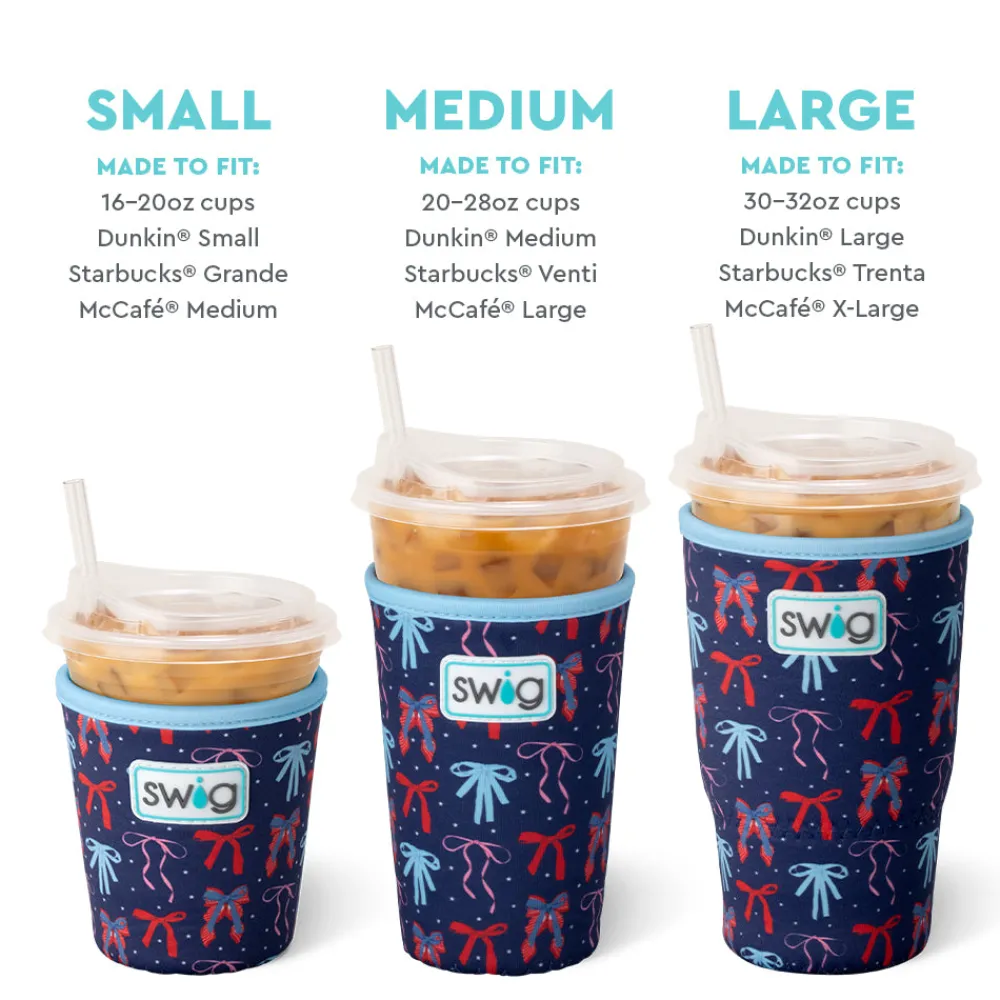 Swig Life Drink Coolies New Sizes!|Miss Independence^Miss Independence Medium Iced Cup Coolie