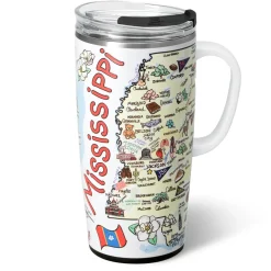 Swig Life Travel Mugs^Mississippi Travel Mug 22oz