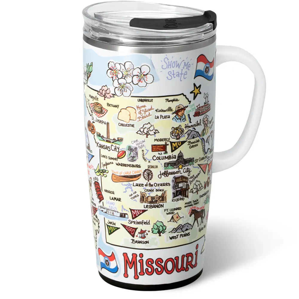 Swig Life Travel Mugs^Missouri Travel Mug 22oz