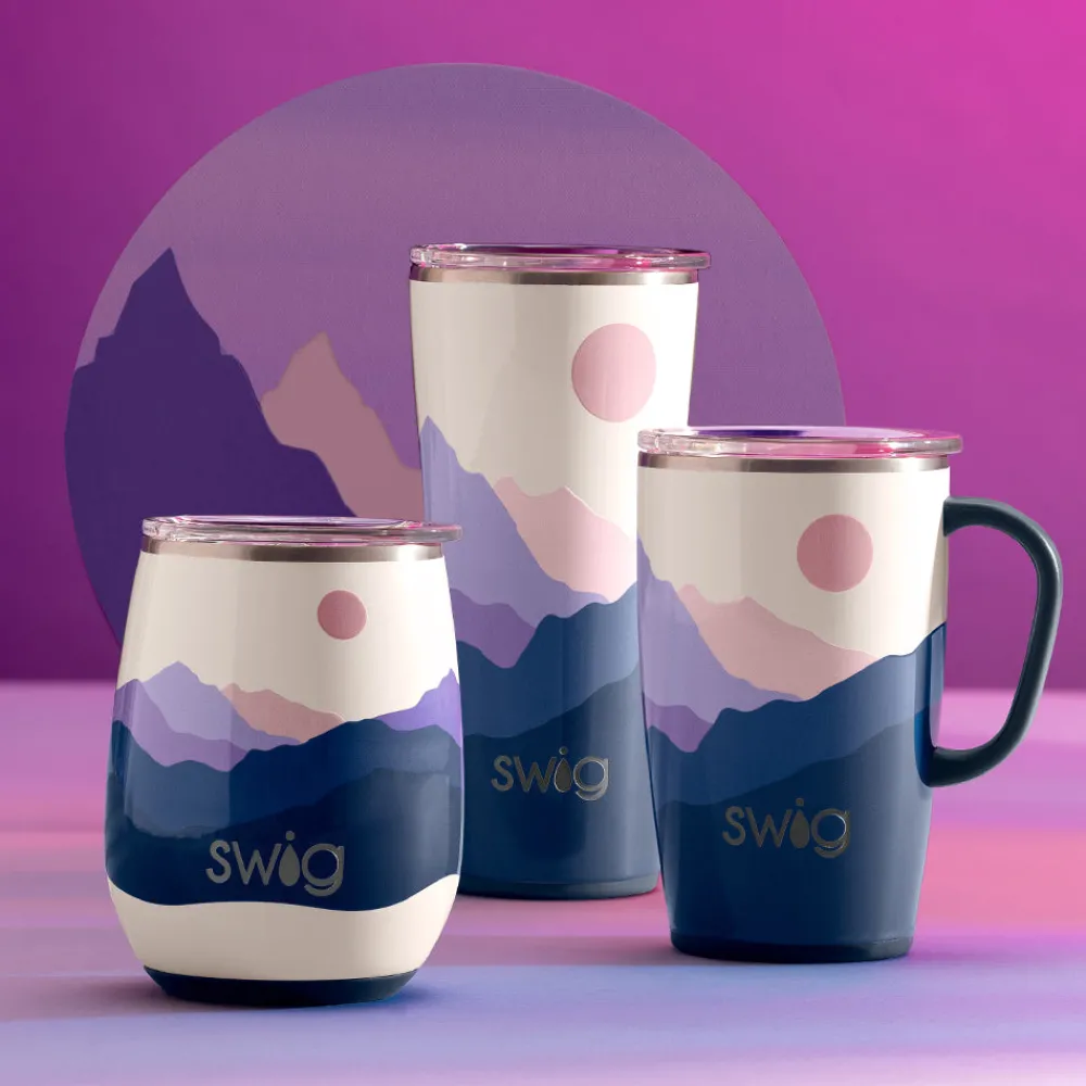 Swig Life Wine + Cocktails|Moon Shine^Moon Shine Stemless Wine 14oz