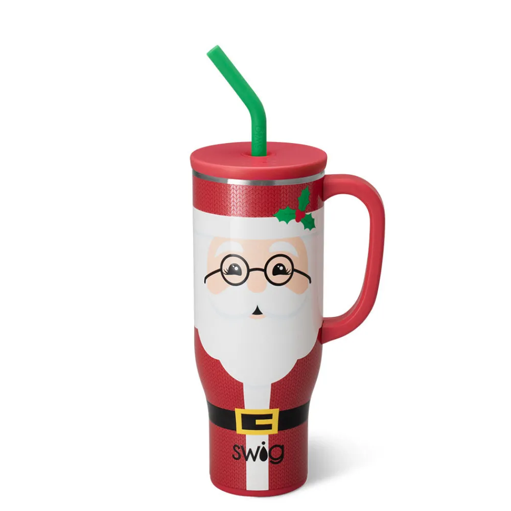 Swig Life Tumblers New Sizes!|Travel Mugs^Mr. Claus Mega Mug 30oz