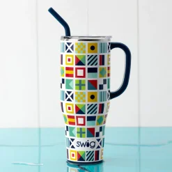 Swig Life Tumblers New Sizes!|Travel Mugs^Nauti Girl 40oz Mega Mug with Handle -