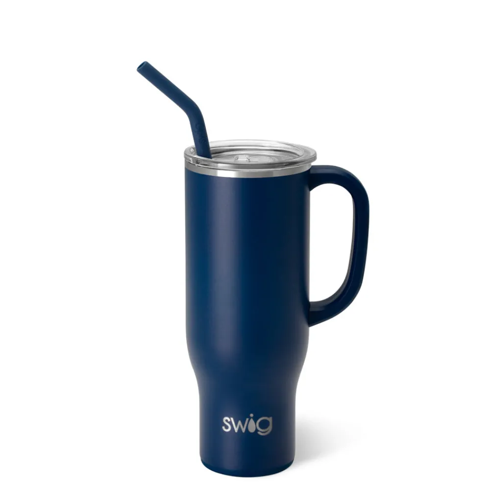 Swig Life Tumblers New Sizes!|Travel Mugs^Navy Mega Mug 30oz