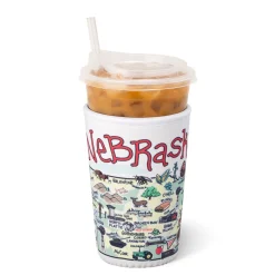 Swig Life Drink Coolies New Sizes!^Nebraska Medium Iced Cup Coolie