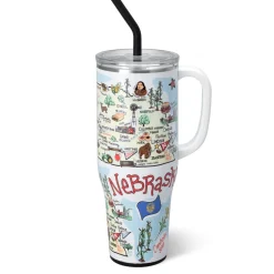Swig Life Tumblers New Sizes!|Travel Mugs^Nebraska Mega Mug 40oz