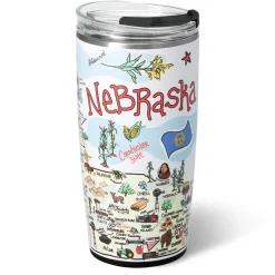 Swig Life Tumblers New Sizes!^Nebraska Tumbler 22oz