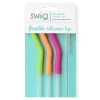Swig Life Lids, Straws + More|Mega Mugs^Neon Lime/Orange/Berry Reusable Straw Set Mega Mugs