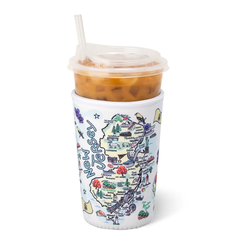 Swig Life Drink Coolies New Sizes!^New Jersey Medium Iced Cup Coolie