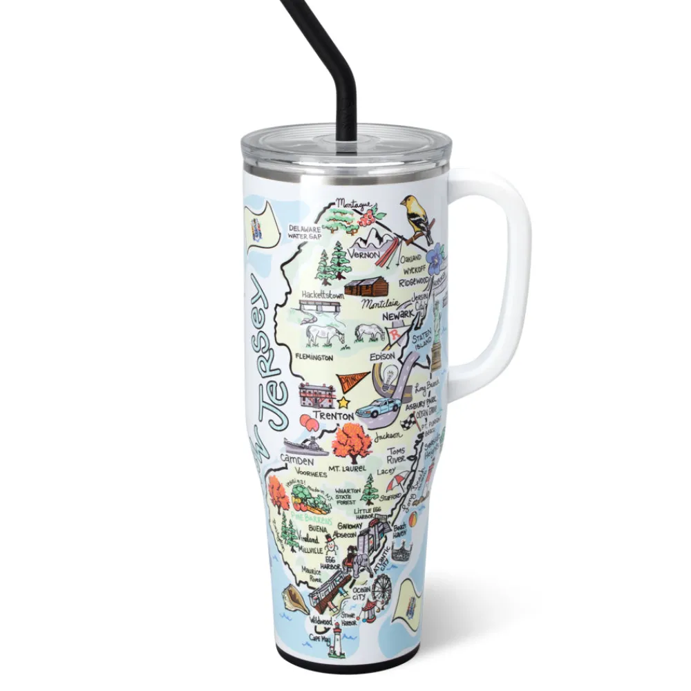 Swig Life Tumblers New Sizes!|Travel Mugs^New Jersey Mega Mug 40oz