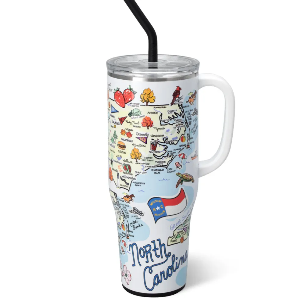 Swig Life Tumblers New Sizes!|Travel Mugs^North Carolina Mega Mug 40oz