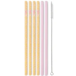 Swig Life Lids, Straws + More|Oh Happy Day^Oh Happy Day + Pink Reusable Straw Set -