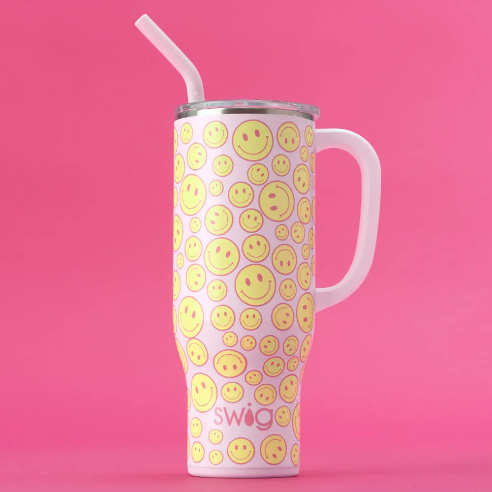 Swig Life Tumblers New Sizes!|Travel Mugs^Oh Happy Day Mega Mug 30oz