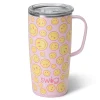 Swig Life Travel Mugs|Oh Happy Day^Oh Happy Day 22oz Travel Mug W/ Handle -