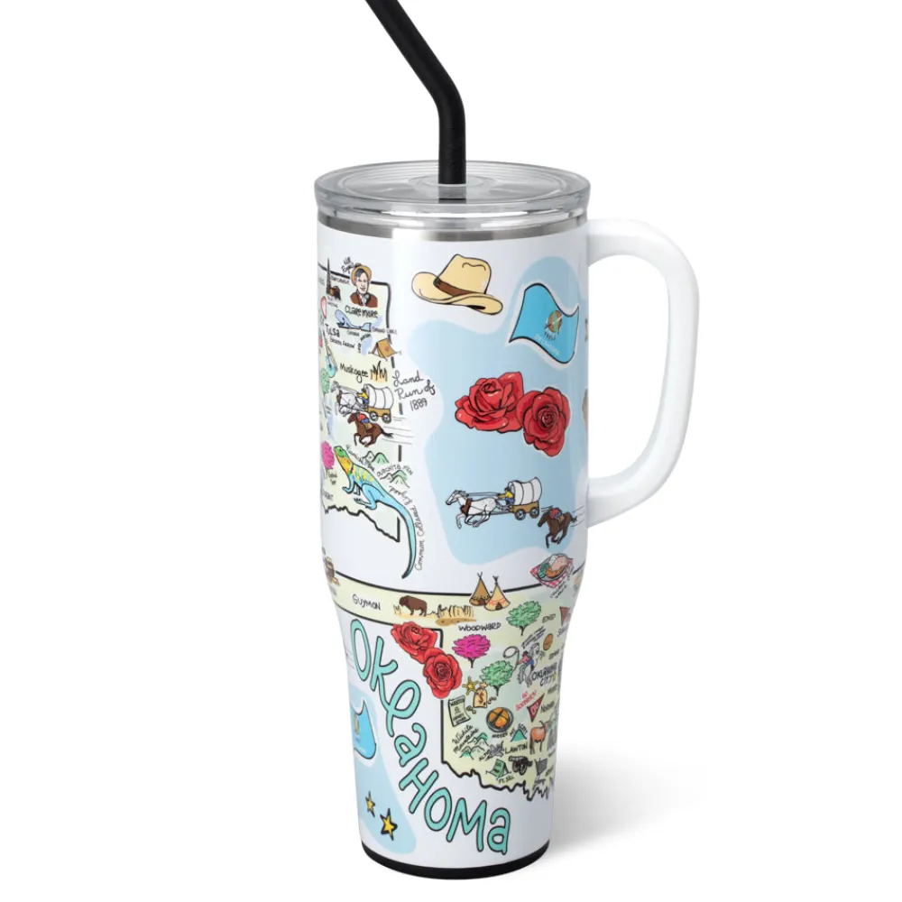 Swig Life Tumblers New Sizes!|Travel Mugs^Oklahoma Mega Mug 40oz