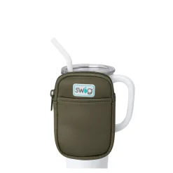 Swig Life Travel Mugs|Drinking Buddies^Olive Mega Mug Pouch