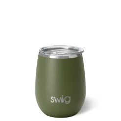 Swig Life Wine + Cocktails|Solids^Olive Stemless Wine Cup (14oz) -