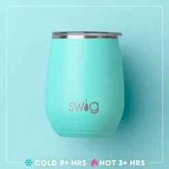 Swig Life Wine + Cocktails|Solids^Olive Stemless Wine Cup (14oz) -