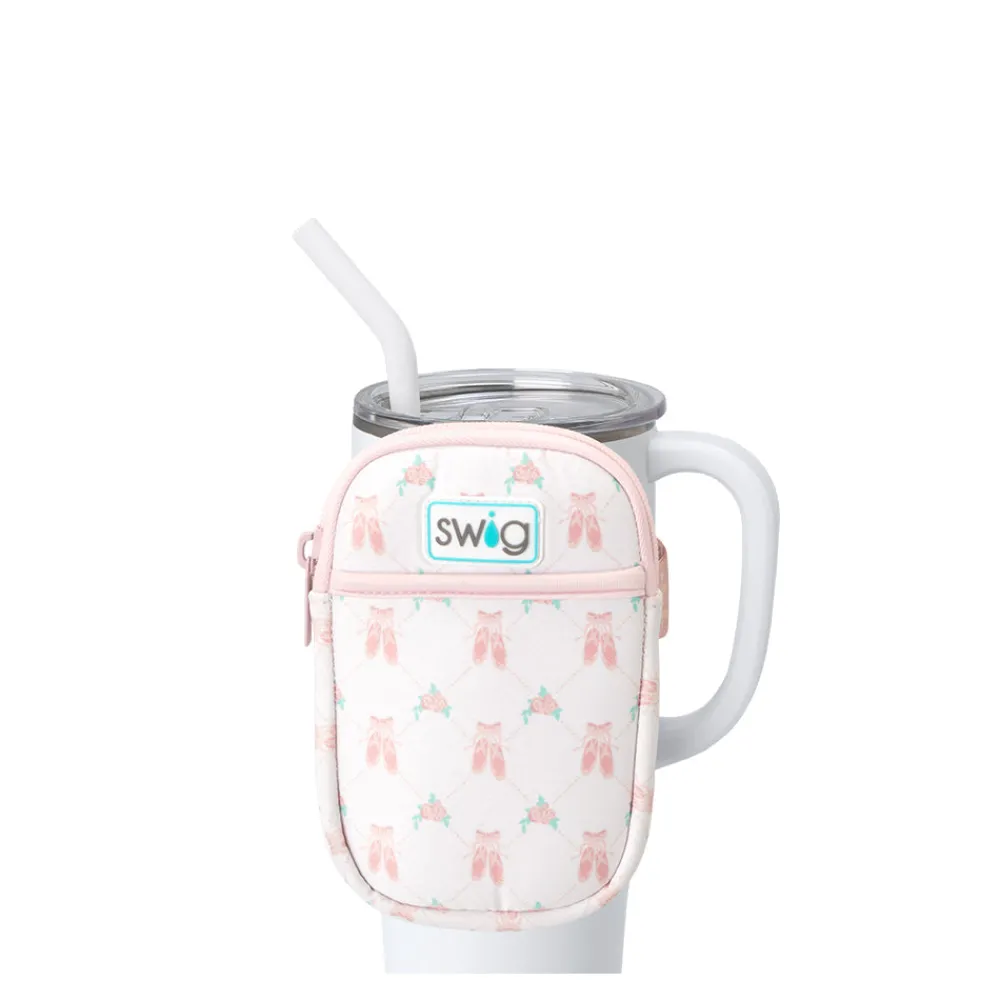 Swig Life Travel Mugs|Drinking Buddies^On Pointe Mega Mug Pouch