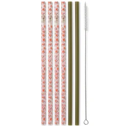 Swig Life Lids, Straws + More^On The Prowl + Olive Reusable Straw Set