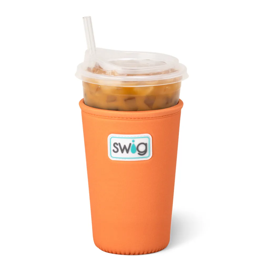 Swig Life Drink Coolies New Sizes!|Gameday^Orange Medium Iced Cup Coolie