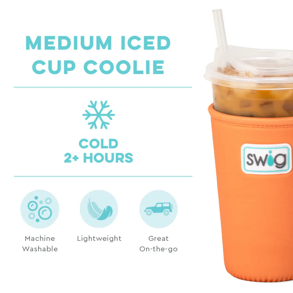 Swig Life Drink Coolies New Sizes!|Gameday^Orange Medium Iced Cup Coolie