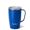 Swig Life Travel Mugs|Solids^18oz Matte Royal Blue Insulated Travel Mug -