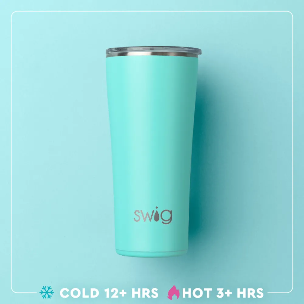 Swig Life Tumblers New Sizes!|Solids^22oz Matte White Insulated Tumbler -