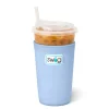 Swig Life Drink Coolies New Sizes!|Shimmers^Periwinkle Medium Iced Cup Coolie