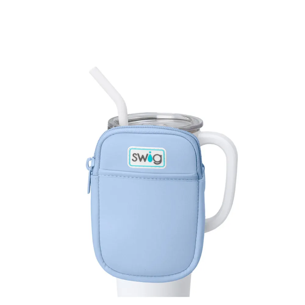 Swig Life Travel Mugs|Drinking Buddies^Periwinkle Mega Mug Pouch