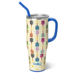 Swig Life Tumblers New Sizes!|Travel Mugs^Pickleball Mega Mug 40oz