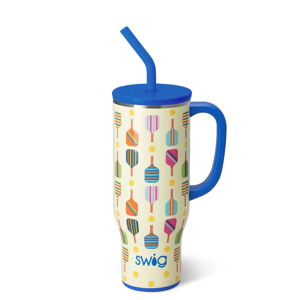 Swig Life Tumblers New Sizes!|Travel Mugs^Pickleball Mega Mug 30oz
