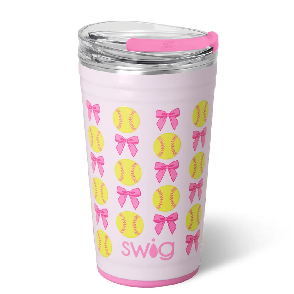 Swig Life Tumblers New Sizes!|Pitch Hit Run^Pitch Hit Run Party Cup 24oz