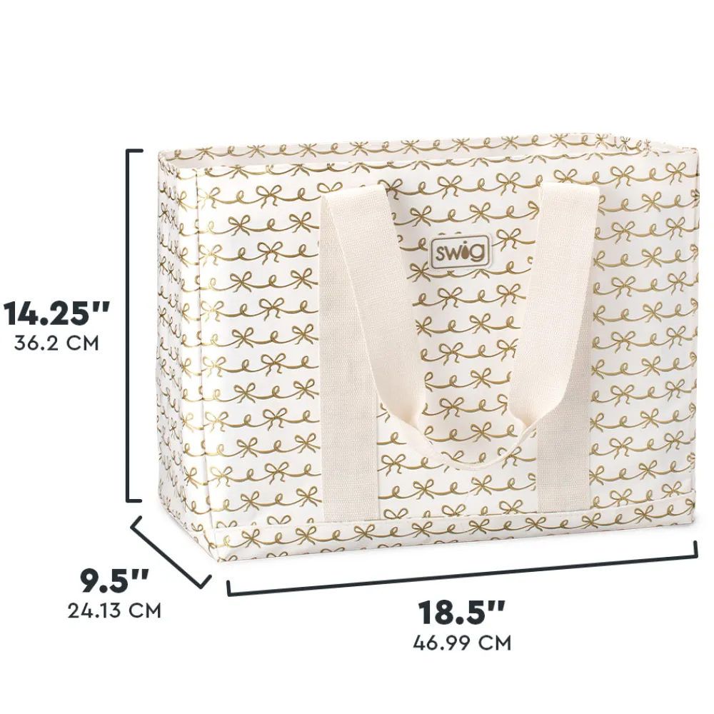 Swig Life Tote Bags New Sizes!|Shimmers^Pretty In Pearl Jumbo Tote Bag