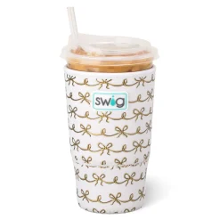 Swig Life Drink Coolies New Sizes!|Shimmers^Pretty In Pearl Large Iced Cup Coolie