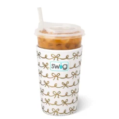 Swig Life Drink Coolies New Sizes!|Shimmers^Pretty In Pearl Medium Iced Cup Coolie