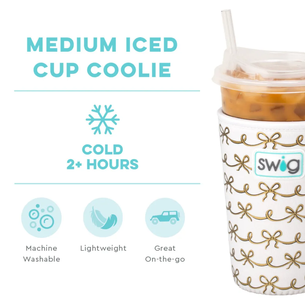 Swig Life Drink Coolies New Sizes!|Shimmers^Pretty In Pearl Medium Iced Cup Coolie