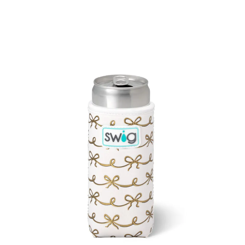 Swig Life Drink Coolies New Sizes!|Shimmers^Pretty In Pearl Slim Can Coolie