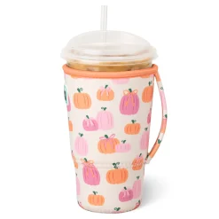 Swig Life Drink Coolies New Sizes!|Pumpkins And Bows Best Seller!^Pumpkins and Bows Large Iced Cup Coolie
