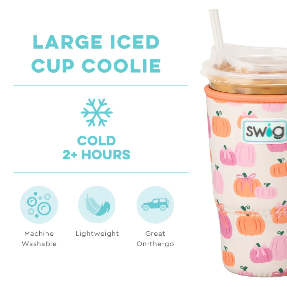 Swig Life Drink Coolies New Sizes!|Pumpkins And Bows Best Seller!^Pumpkins and Bows Large Iced Cup Coolie
