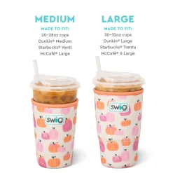 Swig Life Drink Coolies New Sizes!|Pumpkins And Bows Best Seller!^Pumpkins and Bows Large Iced Cup Coolie